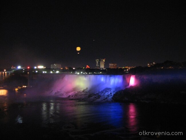 Ниагара в нощта