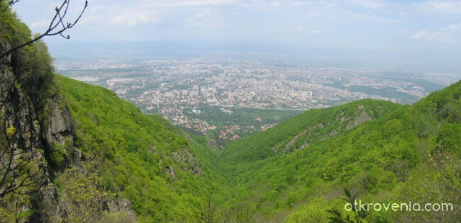 Изглед на София над Бояна