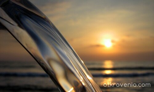 В зората на новия ден - творческа треска... "Изяществото на водата"