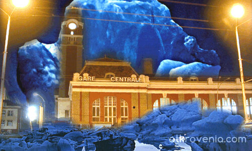 Централна гара- Варна - в ледници