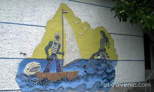 Морякът и нимфата.