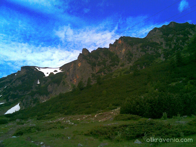 В подножието на връх Мальовица