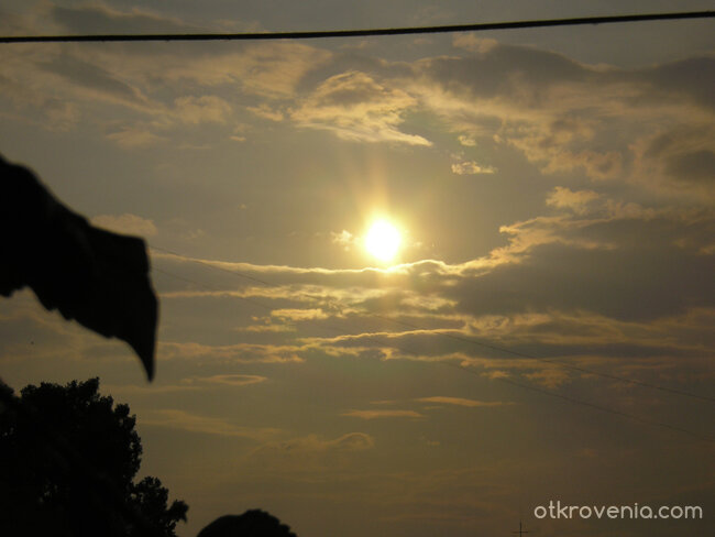 Облаци при Залез