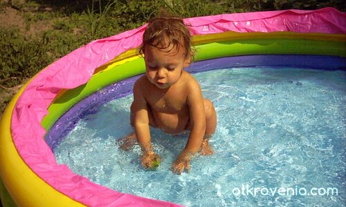 радостта на бебето...