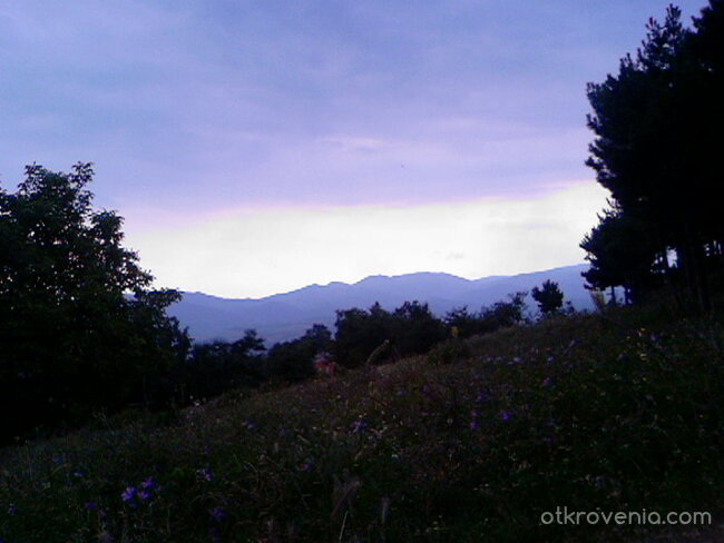 Природа и залез-две в едно