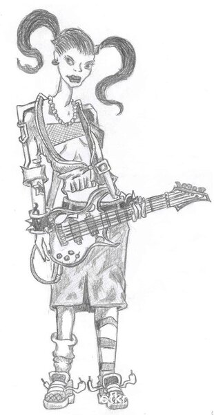 китаристка