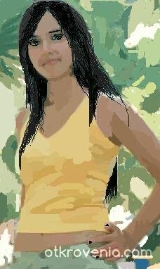 Моя стара снимка,променена чрез Paint