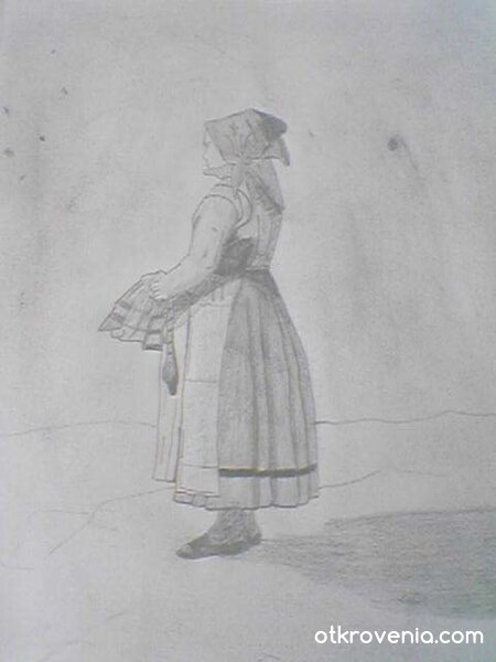 Шведско момиче (прерисувка)