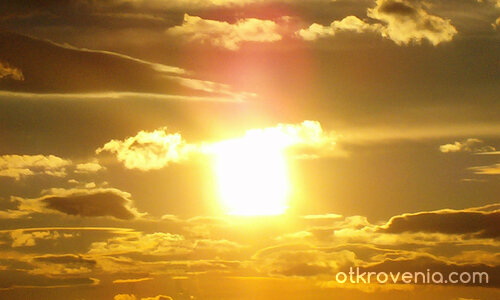 Ослепителен залез