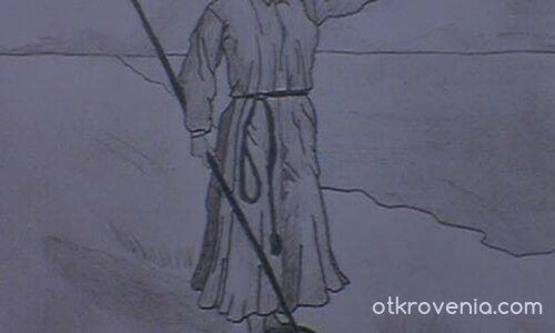 Шведска работничка край морето (прерисувка)