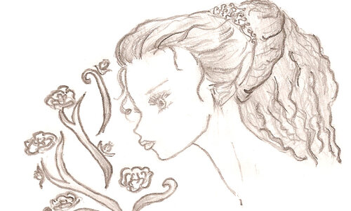 Обичам тази скица,нещо ми напомня за мен самата