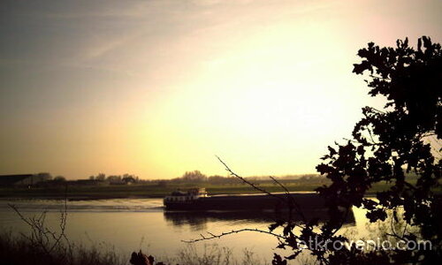 Товарен кораб по Рейн.