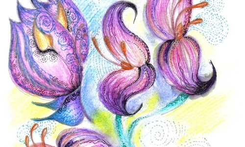 Нежният живот между цветята